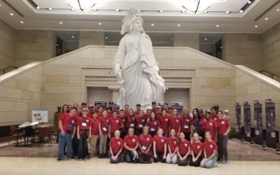 Eighth Grade Students Travel to the East Coast for a Hands-on History Experience