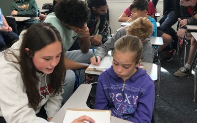 Fifth Grade and Seniors Learn Side-by-Side